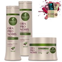 Kit Haskell Ora Pro Nóbis 300ml - 3 Itens Kit Haskell Ora Pro Nóbis 300ml - 3 Itens