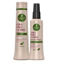 Kit Haskell Ora Pro-Nóbis Shampoo 500ml Finalizador Força Kit Haskell Ora Pro-Nóbis Shampoo 500ml Finalizador Força