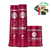Kit Haskell Pós Progressiva 3 Produtos 500ml Liso Sem Frizz Kit Haskell Pós Progressiva 3 Produtos 500ml Liso Sem Frizz