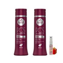 Kit Haskell Pós Progressiva Shampoo 300ML + 1 Condicionador 300ML + Presente Lourre 15ml Kit Haskell Pós Progressiva Shampoo 300ML + 1 Condicionador 300ML + Presente Lourre 15ml