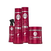 Kit Haskell Pós Progressiva Shampoo + Condicionador 500ml + Máscara 500g + Leave In Kit Haskell Pós Progressiva Shampoo + Condicionador 500ml + Máscara 500g + Leave In