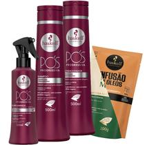 Kit Haskell Pos Progressiva Shampoo e Cond 500ml Fluido 120 Kit Haskell Pos Progressiva Shampoo e Cond 500ml Fluido 120