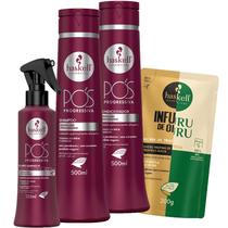 Kit Haskell Pos Progressiva Shampoo e Cond 500ml Fluido 120 Kit Haskell Pos Progressiva Shampoo e Cond 500ml Fluido 120