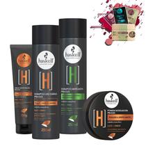 Kit Haskell Pra Ele Sh + Kit Cabelo E Barba Homens Kit Haskell Pra Ele Sh + Kit Cabelo E Barba Homens