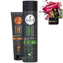 Kit Haskell Pra Ele Shampoo Anticaspa + Creme Multifuncoes Kit Haskell Pra Ele Shampoo Anticaspa + Creme Multifuncoes