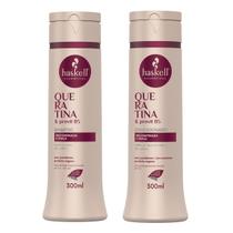 Kit Haskell Queratina & Provit B5 Shampoo e Condicionador 300ml Reconstrução e Força Kit Haskell Queratina & Provit B5 Shampoo e Condicionador 300ml Reconstrução e Força