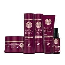 Kit Haskell Quina Rosa 2 em 1 5 Produtos P Completo Kit Haskell Quina Rosa 2 em 1 5 Produtos P Completo