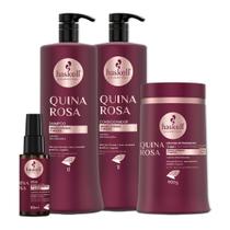 Kit Haskell Quina Rosa Sh Cond Masc 1L e Serum Kit Haskell Quina Rosa Sh Cond Masc 1L e Serum