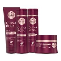 Kit Haskell Quina Rosa Sh Cond Masc 300ml e Leave in 240 Kit Haskell Quina Rosa Sh Cond Masc 300ml e Leave in 240