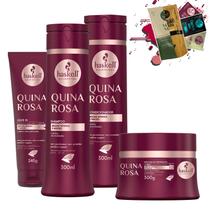 Kit Haskell Quina Rosa Sh Cond Mascara 250g + Leave-in 240g