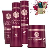Kit Haskell Quina Rosa Sh Cond Mascara 500g + Leave-in 240g Kit Haskell Quina Rosa Sh Cond Mascara 500g + Leave-in 240g