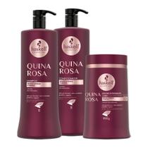 Kit Haskell Quina Rosa Sh Condicionador e Mascara 1L