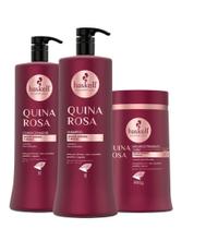 Kit Haskell Quina Rosa Shampoo 1 Litro 1 Condicionador 1 Litro 1 Mascara 900ML