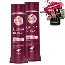 Kit Haskell Quina Rosa Shampoo Condicionador 300ml