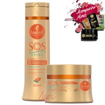 Kit Haskell S.O.S Verao Shampoo E Mascara Girassol 300