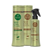 Kit Haskell Sh Hortelã e Cond Alecrim 300ml e Fluido