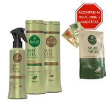 Kit Haskell Sh Hortelã e Cond Alecrim 300ml e Fluido