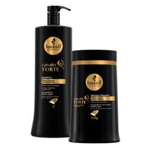 Kit Haskell Shampoo 1L e Máscara de Tratamento 900g Cavalo Forte