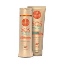 Kit Haskell Shampoo 300ml + Creme Pré e Pós-Sol 240g SOS Verão