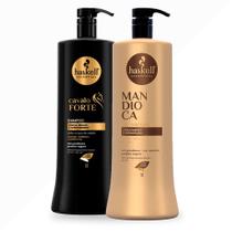 Kit Haskell Shampoo Cavalo + Condicionador Mandioca 1 Litro Kit Haskell Shampoo Cavalo + Condicionador Mandioca 1 Litro