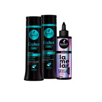 Kit Haskell Shampoo/Cond Cachos Sim 300ml + Máscara Lamelar Kit Haskell Shampoo/Cond Cachos Sim 300ml + Máscara Lamelar