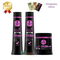 Kit Haskell Shampoo condicionador e másc Cavalo Forte Hidra 500ml