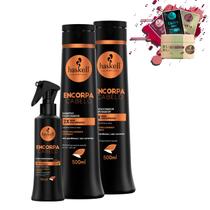 Kit Haskell Shampoo Condicionador Encorpa 500ml + Fluido Kit Haskell Shampoo Condicionador Encorpa 500ml + Fluido