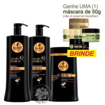 Kit Haskell Shampoo Condicionador Máscara 900g Cavalo Forte + Mini Máscara 50g