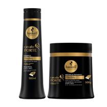 Kit Haskell Shampoo E Máscara Hidratação Cavalo Forte 500ml Kit Haskell Shampoo E Máscara Hidratação Cavalo Forte 500ml