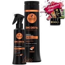 Kit Haskell Shampoo Encorpa Cabelo 300ml + Fluido 120ml