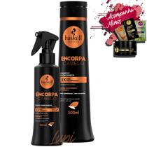 Kit Haskell Shampoo Encorpa Cabelo 500ml + Fluido 120ml Kit Haskell Shampoo Encorpa Cabelo 500ml + Fluido 120ml