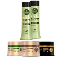 Kit Haskell Shp/Cond Hidranutre +Máscaras Mand Muru Cav 300g
