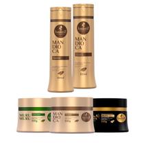 Kit Haskell Shp/Cond Mandioca + Máscaras Mand Muru Cav 300g