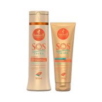 Kit Haskell Sos Verão Shampoo 300ml, Creme Pós Sol 240g