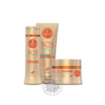 Kit Haskell SOS Verão Shampoo Creme Pré Pós Sol + Máscara de Reparação SOS Verão