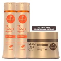 Kit Haskell Tutano 300ml + Máscara Mandioca 300g - Melhor Cronograma Capilar Kit Haskell Tutano 300ml + Máscara Mandioca 300g - Melhor Cronograma Capilar