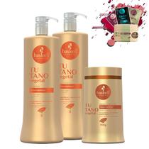 Kit Haskell Tutano Shampoo Condicionador Máscara 1kg