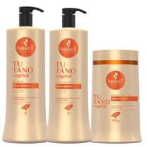 Kit Haskell Tutano Vegetal Shampoo e Condicionador 1 Litro + Máscara 900G