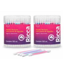 Kit Hastes flexíveis 2 potes com 150un RICCA 3244