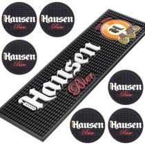 Kit Hausen Bar Mat + 6 Porta Copos Tapete Para Copos