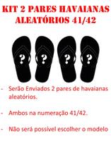 Kit Havaianas Originnal Feminina Tamanho Especial 41/42