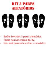 Kit Havaianas Originnal Feminina Tamanho Especial 41/42