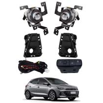 Kit HB20 Hatch/Sedan Plus (manual) 2024 Moldura Preta Botão Mod. Orig Shocklight - SL-121611 Kit HB20 Hatch/Sedan Plus (manual) 2024 Moldura Preta Botão Mod. Orig Shocklight - SL-121611