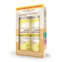 Kit Headline Lisos Incriveis Shampoo E Condicionador 1l