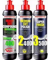 Kit Heavy Cut Menzerna Green + Super Finish + Medium Cut