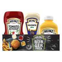 Kit Heinz Ketchup 397g Maionese 215g E Mostarda 255g 5 Unidades