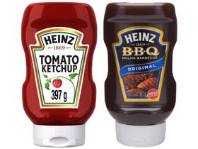 Kit Heinz Molho Barbecue 397g + Ketchup 397g