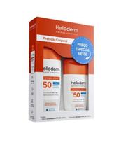 Kit helioderm econom protetor sola fps50 200ml + 120ml
