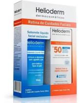 Kit Helioderm Fps 50 Facial 50G +Sabonete Liquido 50Ml - Kley Hertz