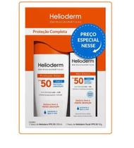 Kit helioderm protetor sola fps50 corpo e facial fps50